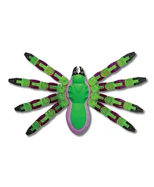 Klixx Creaturez Spider Fidget Toy Green - 22.5 cm