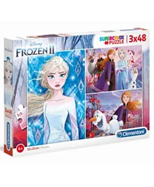 Clementoni Disney Frozen 2 Puzzle 3 Puzzles 48 Pieces each - 144 Pieces