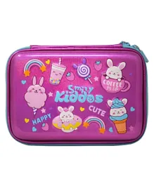 Smily Kiddos Bunny Theme Sparkle Pencil Case - Pink