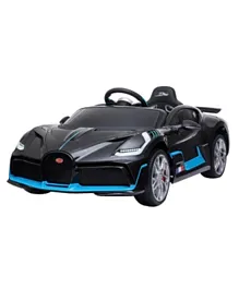 Bugatti Divo Licensed Battery Operated Ride On with Remote Control - Black