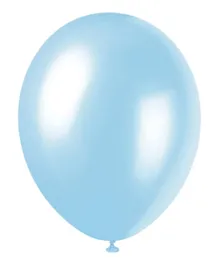 Unique Pearl Sky Blue Balloon - Pack of 8