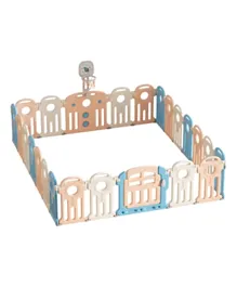 Lovely Baby Kids Playpen With Basketball Hoop - 24 Pieces