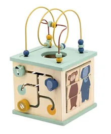 Trixie Wooden 5 In 1 Activity Cube - Multicolor