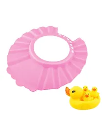 Star Babies Combo Set Shower Cap + Rubber Duck Toy - Pink