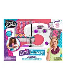 Shimmer N Sparkle Sew Crazy Sewing Machine - White