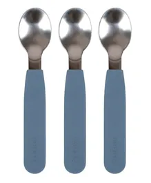 Filibabba Silicone Spoons 3-pack - Powder Blue