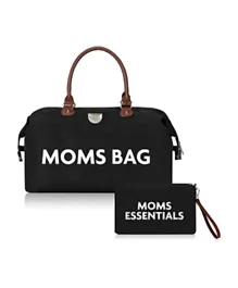Moon Moms Waterproof Travel Diaper Bag With Pouch