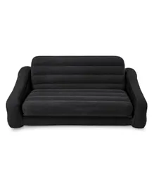 Intex Inflatable Pull Out Sofa & Bed Mattress Sleeper - Black