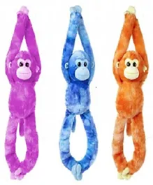 PMS Cheeky Chops Hanging Monkey 2 Tone Bright Pack of 1 - Assorted Colors