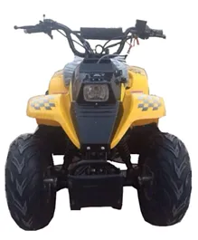 Megawheels Tornado 150 CC Power Wheels Off Road Fully Automatic ATV Quad Bike - Yellow