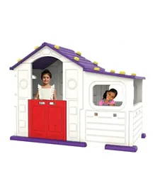 Myts  Indoor Activity Playhouse With Play Cabin - Purple
