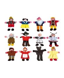 Andreu Toys Finger Puppets 12 Characters Halloween - 13 cm