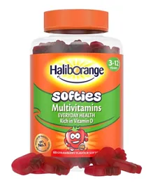 Haliborange Multivitamin Softies for Kids Strawberry Flavour - 60 Softgels