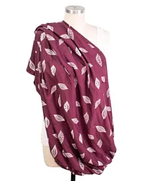 Bebe Au Lait Nursing Scarves Jersey Knit Print  Plum - Pink