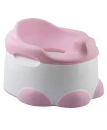 Bumbo Baby Potty Trainer With Detachable Toilet Seat & Step Stool - Cradle Pink