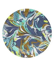 Talking Table EID Marble Round Paper Plates - 12 Pieces