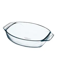 Pyrex Irresistible Glass Oval Roaster High Resistance Easy Grip - 4.0L