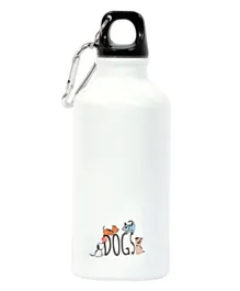 Biggdesign Dogs Aluminium Water Bottle - 400mL