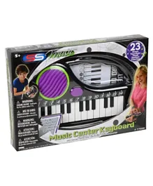 Supersonic Music Center Keyboard 23 Keys Battery Operated - Multicolor