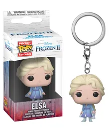 Funko Pop! Frozen 2 Elsa Action Figure Keychain Multicolour - 9 cm