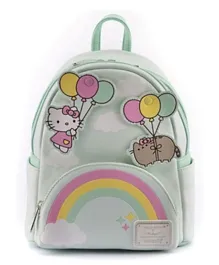 Loungefly Leather Pusheen x Hello Kitty Balloonsd & Rainbow Backpack
