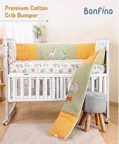 Baby cot bumper sales cushion