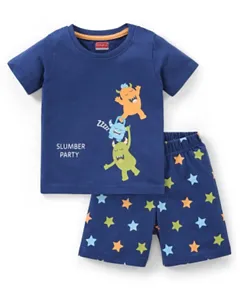Buy Babyhug Cotton Knit Boxers Boat & Stars Print Pack of 3 Maroon Navy  Blue & Yellow for Boys (12-18Months) Online in UAE, Shop at  -  13239438