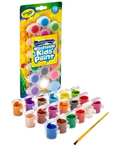 Crayola Watercolor Set with Brush, At Home Crafts for Kids, 8 Count  (53-1508)