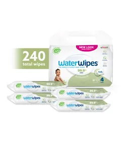 WaterWipes - Water Wipes Value Pack Baby Wipes 240 Count (240 count)