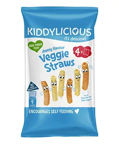 Kiddylicious Veggie Straws Cheesy Flavour