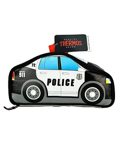 Thermos - Lunch Bag-Police Car + Water Bottle 355ml Combo