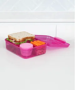 Pink and purple store lunch box