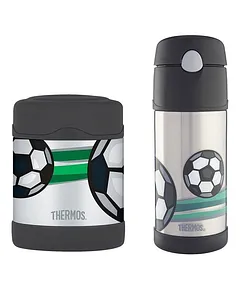 Thermos Funtainer Transformers Insulated Bottle With Straw, Black