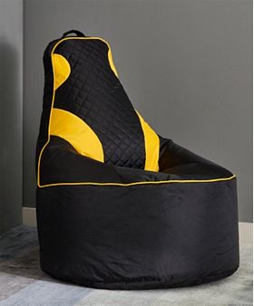 Stunning Color-fast Quality Durable Multi-Purpose Oxford Bean Bag With  Polystyrene Bean Filling Grey/Yellow 74 x 78 x 81cm price in UAE | Noon UAE  | kanbkam