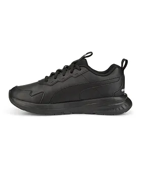 Puma sneakers black casual hot sale shoes