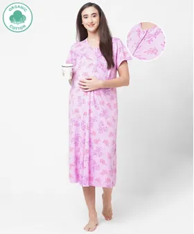 Maternity Nightwear – Buy Feeding Nighties, Gown & Night Dress Online