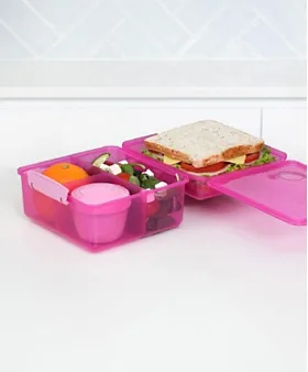 Sistema Breakfast TO GO, Food Storage Container with Compartments & Spoon, 530 ml, BPA-Free, Blue price in UAE,  UAE