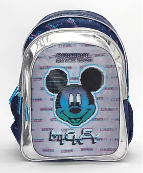 Mickey Mouse and Friends Boys Girls 16 Inch School Backpack (One Size, Blue)
