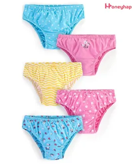 Buy Be Perfect Kids Panties for Girls Multicolor - 12 Piece Online