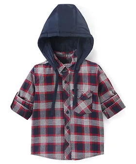 Boys discount hooded shirts