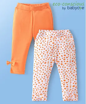 Baby girl orange store leggings