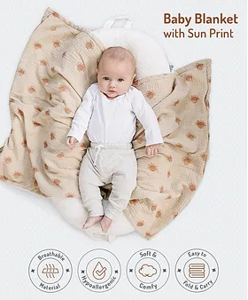 Baby Blankets and Swaddles 18 24 Months Beige Baby Beddings Online Buy Baby Kids Products at FirstCry.ae