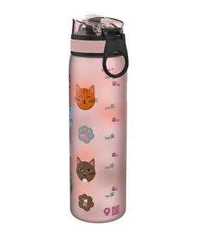 Ion8 Leak Proof Kids' Water Bottle, BPA Free, Rose Quartz, 350ml