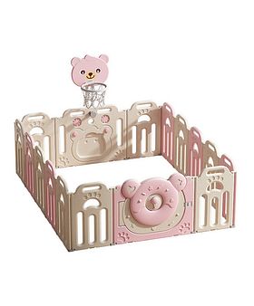 Pink sales baby playpen