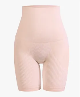 GLAMROOT Women's Cotton Lycra Tummy Tucker Tummy Control 4-in-1 Shapewear  Shorts Panty- Tummy, Back, Thighs, Hips, Free Size, Beige price in UAE,  UAE