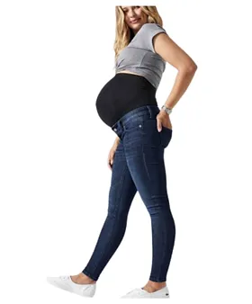 Blanqi Denim Women's Size 0 Maternity Postpartum Belly Support