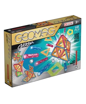 GEOMAG GLITTER PANELS 35 PIECE - THE TOY STORE