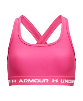 Under Armour Women's Armour® Mid Crossback Pocket Sports Bra Black in  Dubai, UAE