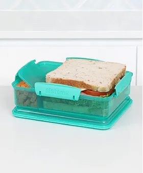 NEW Sistema Salad + Sandwich To Go 1.63L Food Storage Container Green Lunch  Box!