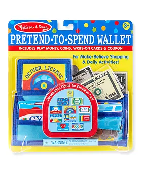 melissa and doug pretend to spend wallet